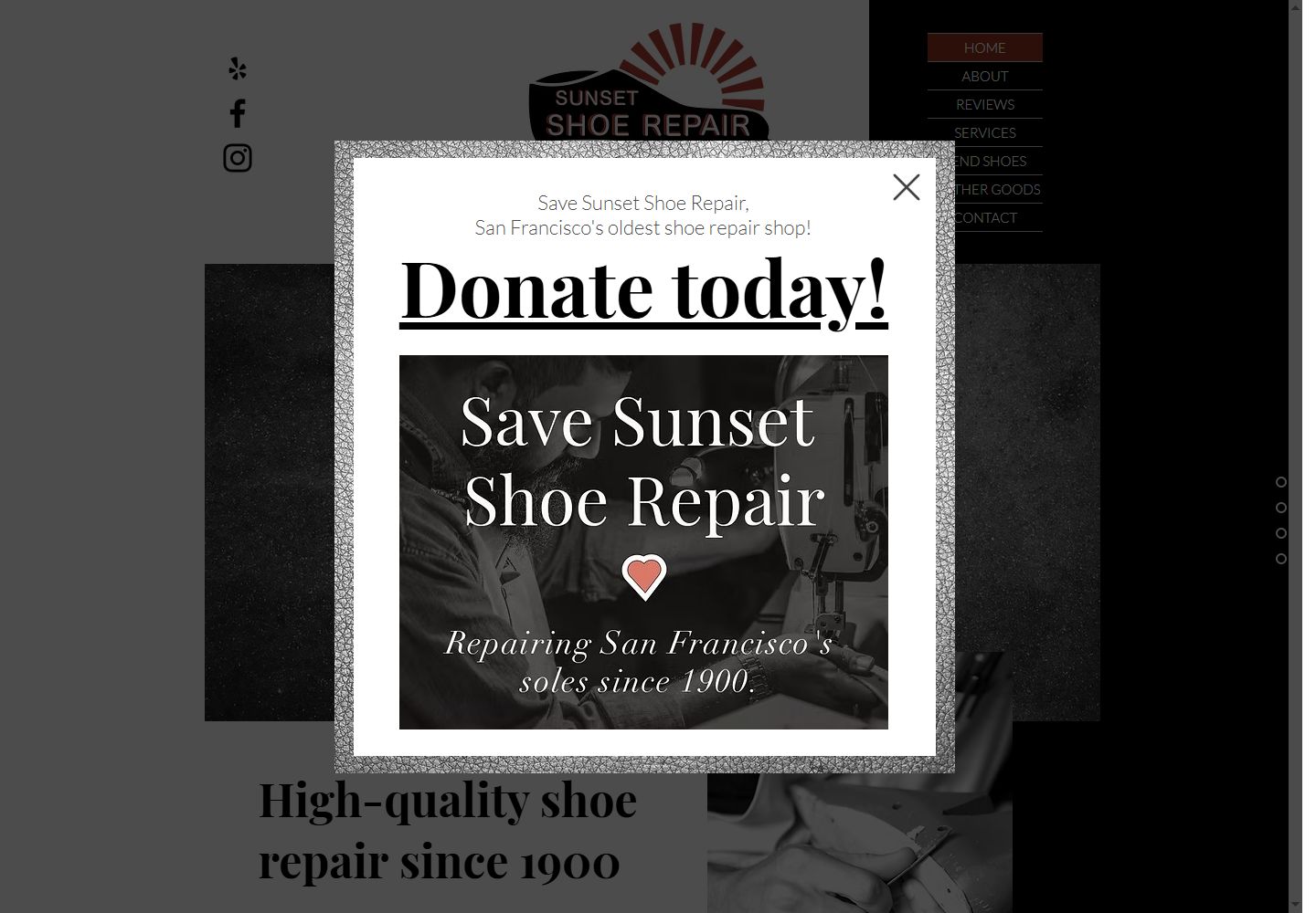 Original Website — current website